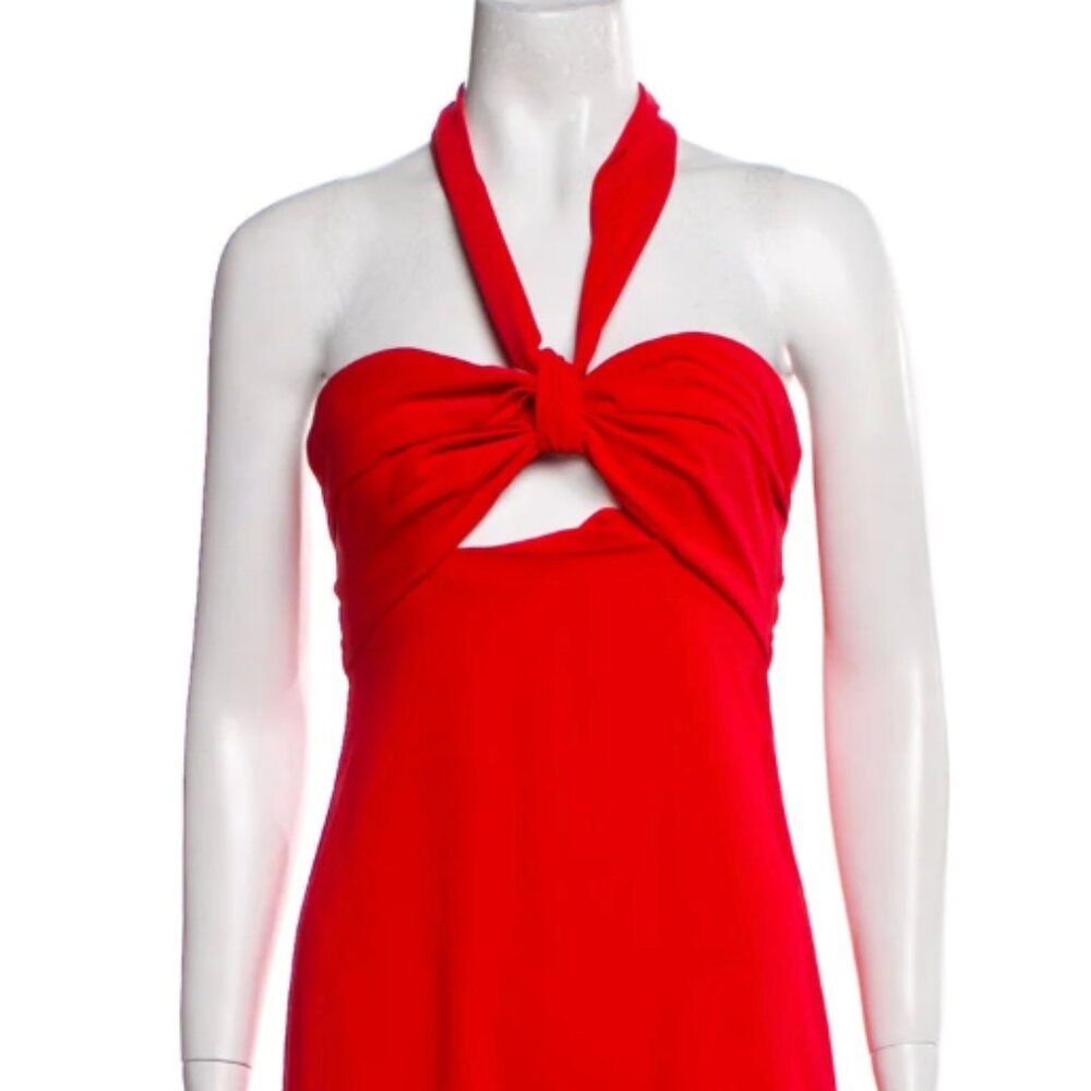 Johanna Ortiz Halterneck Long Dress - Picture 3 of 10
